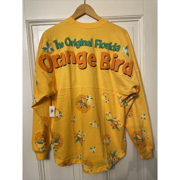 2022 Disney Parks Epcot Flower & Garden Festival Orange Bird Spirit Jersey M - Picture 1 of 6